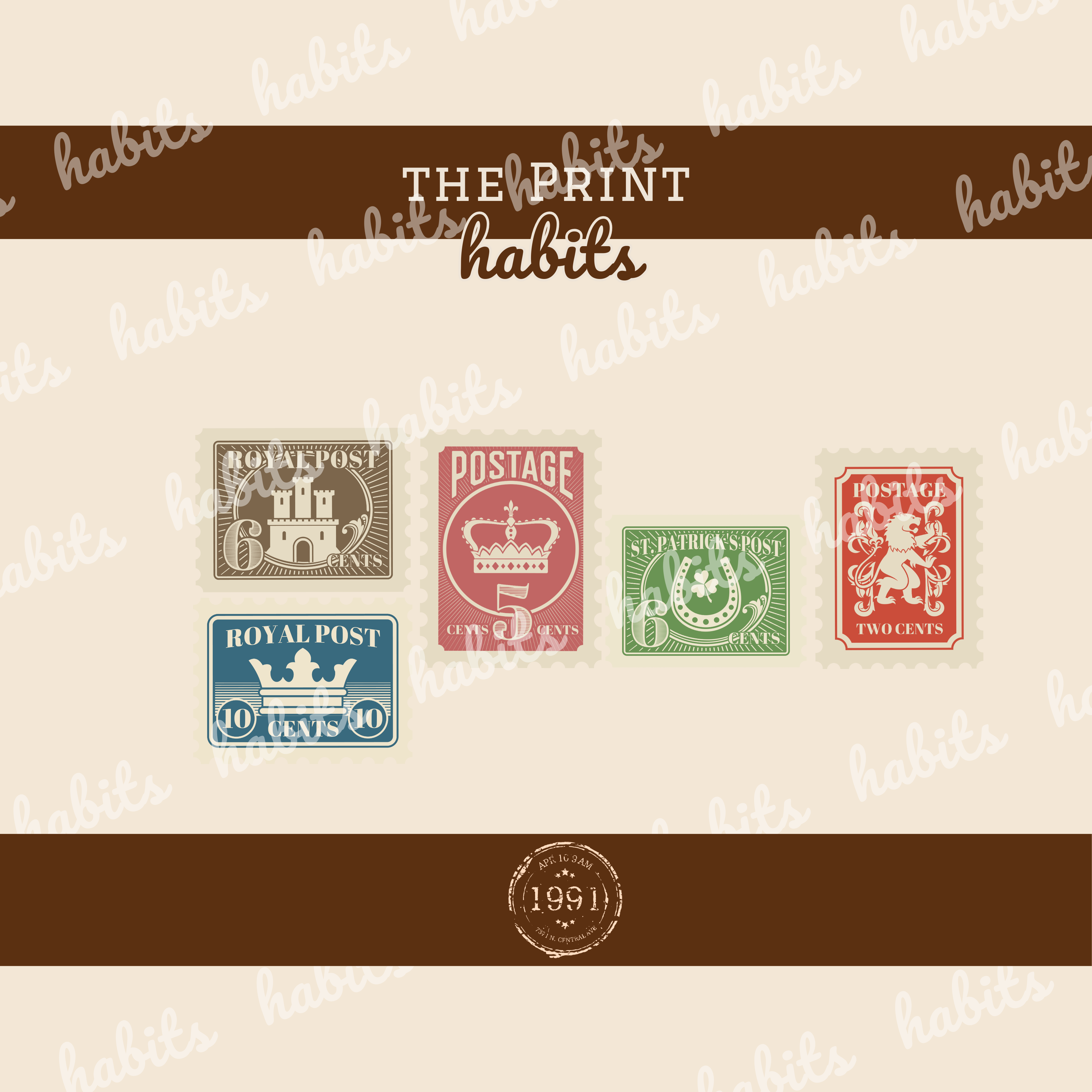 Money Stamp Oversized Hoodie