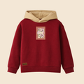 تُشبِهينَ الوَرْد  Burgundy Oversized Hoodie