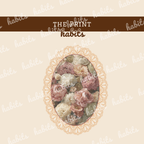 Floral Pendant Burgundy Oversized Hoodie