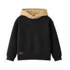 Two-Tone Plain Oversized Hoodie