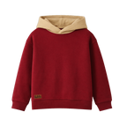 Two-Tone Plain Oversized Hoodie